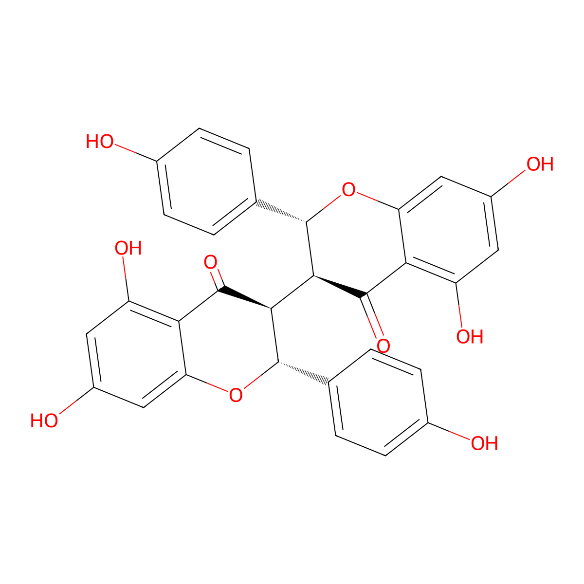 Chamaejasmin molecular structure, CAS 69618-96-8