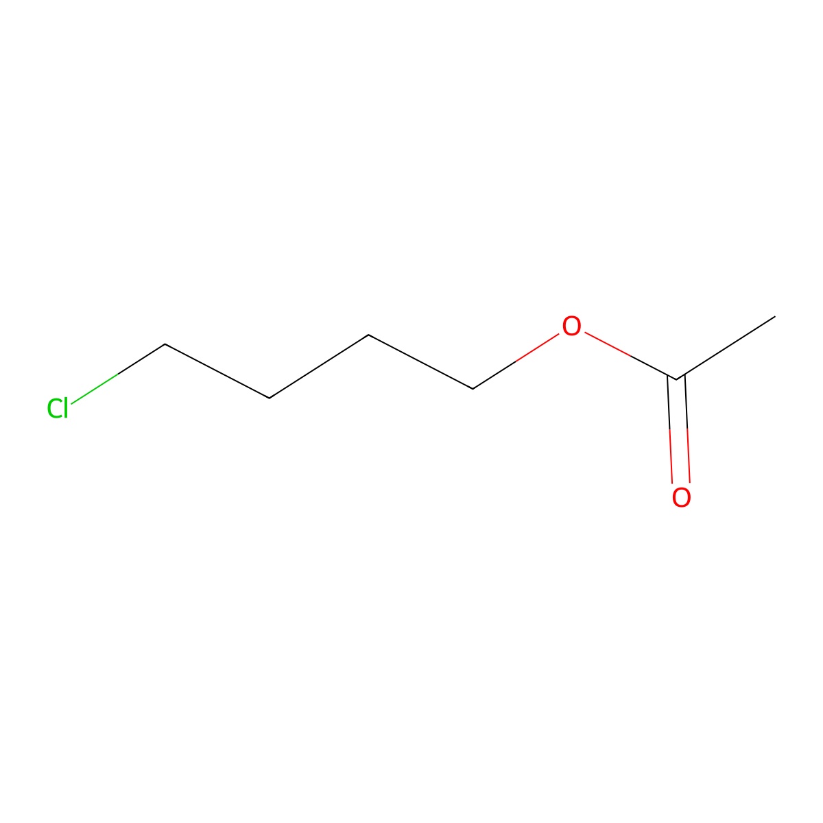 1-Butanol, 4-chloro-, 1-acetate molecular structure, CAS 6962-92-1