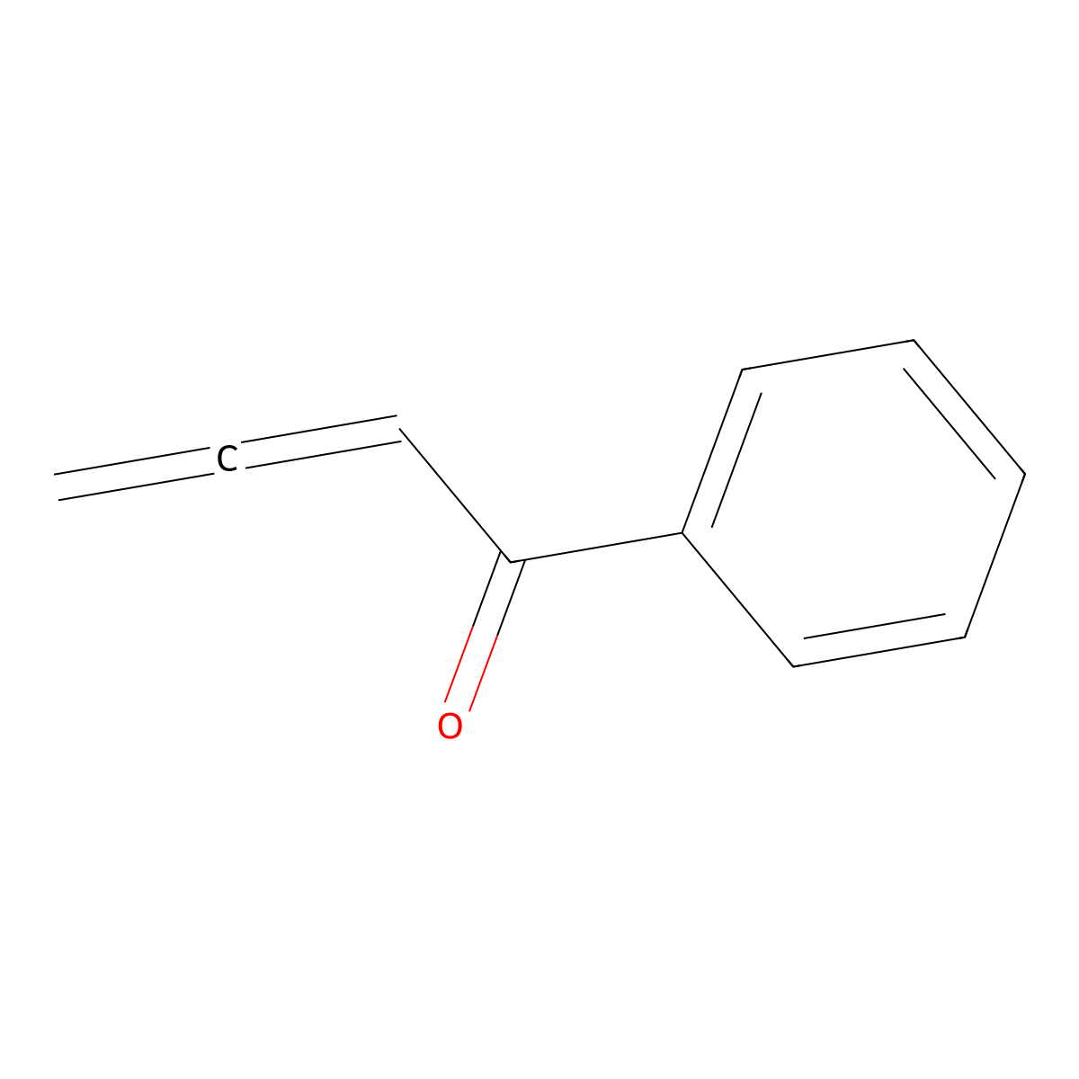 1-Phenylbuta-2,3-dien-1-one molecular structure, CAS 69626-39-7