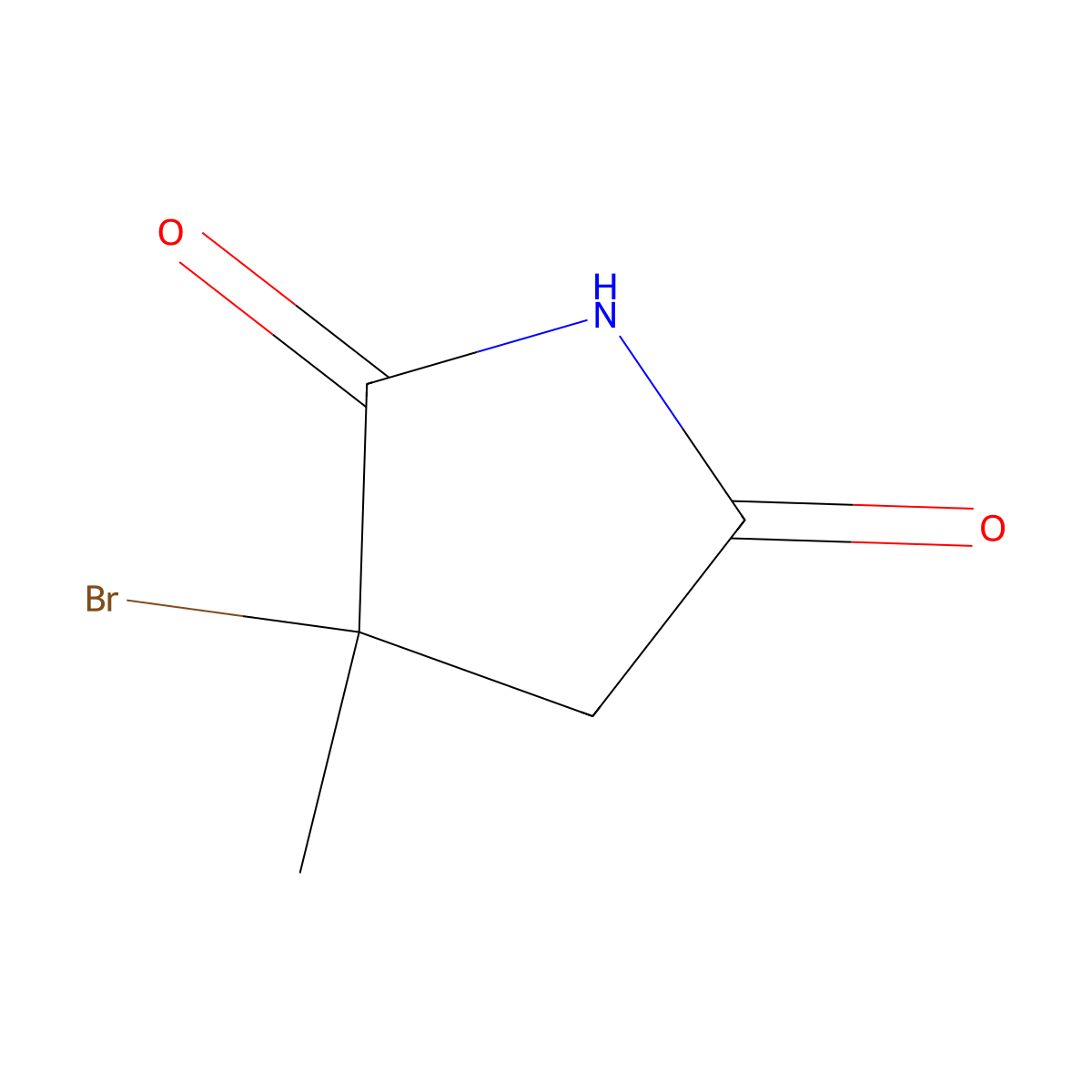 3-Bromo-3-methylpyrrolidine-2,5-dione molecular structure, CAS 69636-52-8