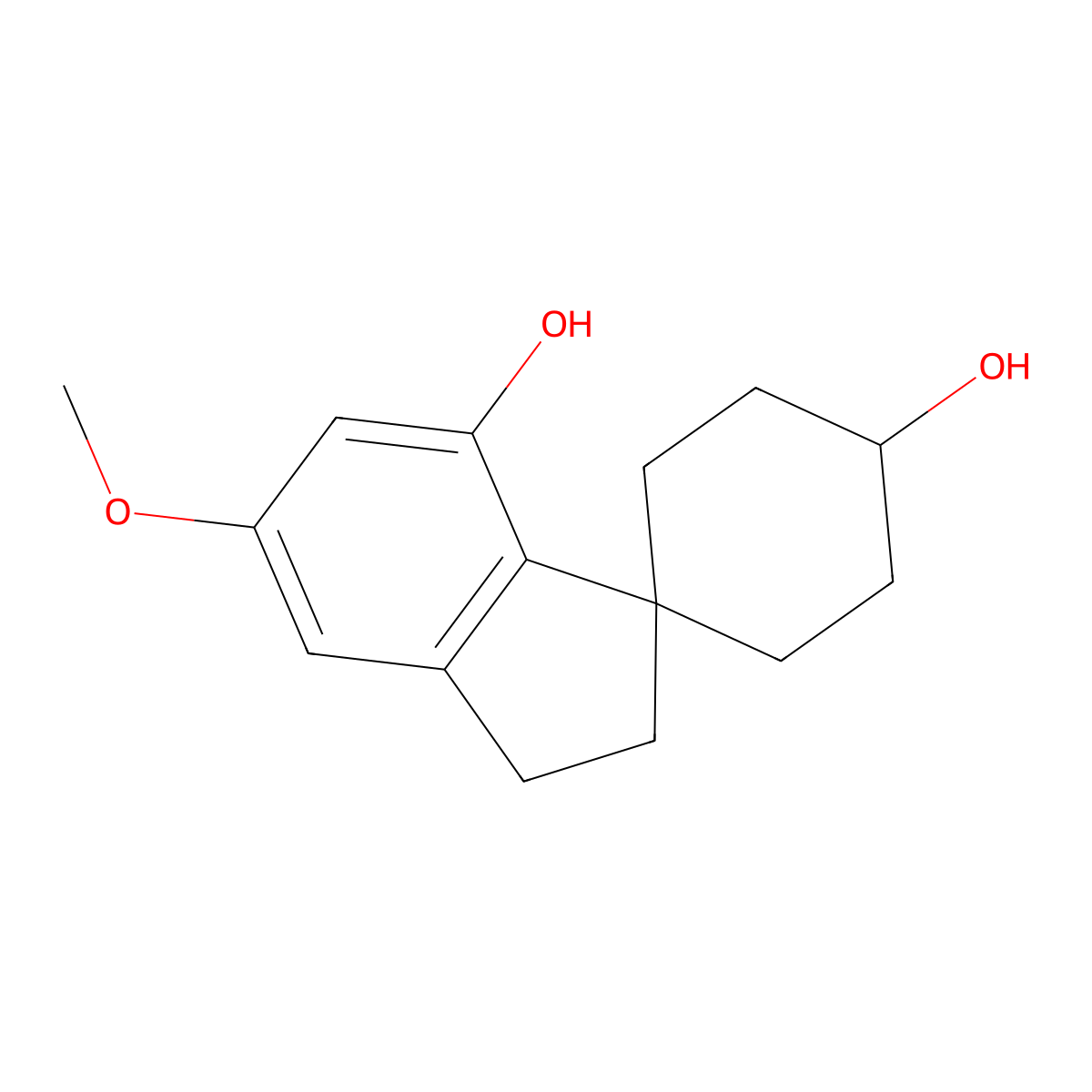 beta-Cannabispiranol molecular structure, CAS 69636-83-5