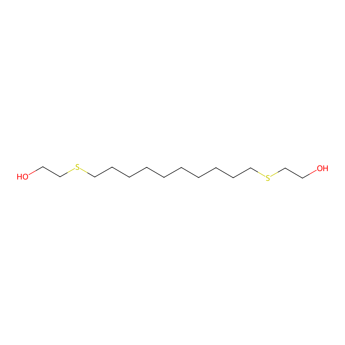 Tiadenol molecular structure, CAS 6964-20-1