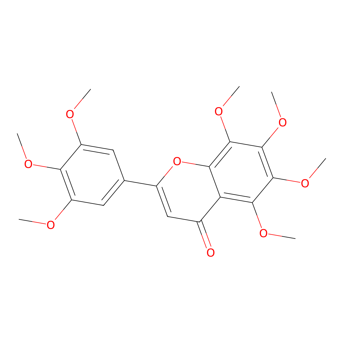 5'-Methoxynobiletin molecular structure, CAS 6965-36-2