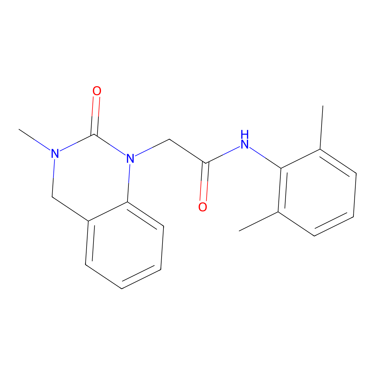 N-(2,6-dimethylphenyl)-2-(3-methyl-2-oxo-4H-quinazolin-1-yl)acetamide molecular structure, CAS 696657-03-1
