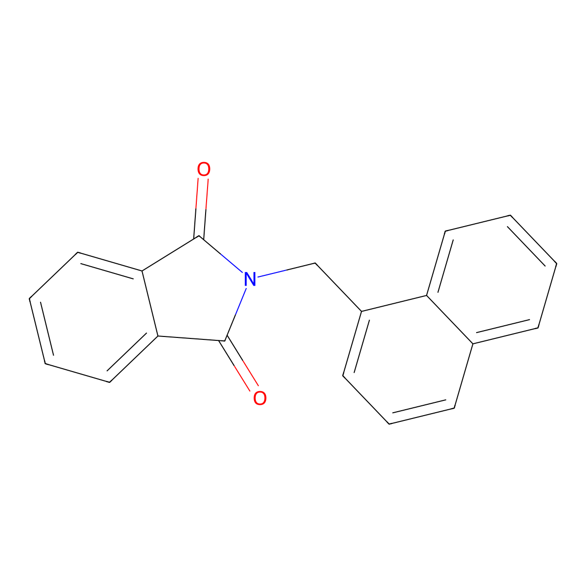 2-(Naphthalen-1-ylmethyl)-1h-isoindole-1,3(2h)-dione molecular structure, CAS 6968-09-8