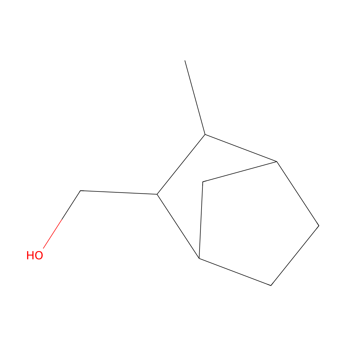 3-Methylbicyclo(2.2.1)heptane-2-methanol molecular structure, CAS 6968-75-8