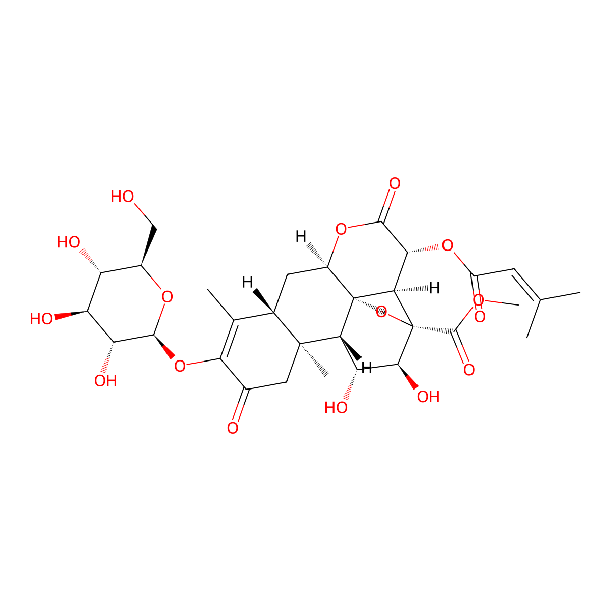 bruceosideB molecular structure, CAS 69687-69-0