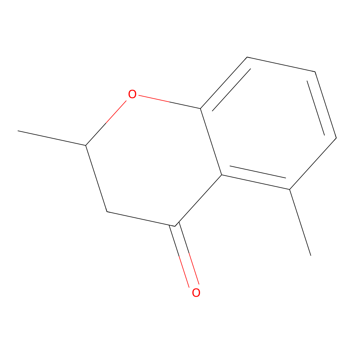 2,5-Dimethyl-2,3-dihydro-4H-chromen-4-one molecular structure, CAS 69687-87-2
