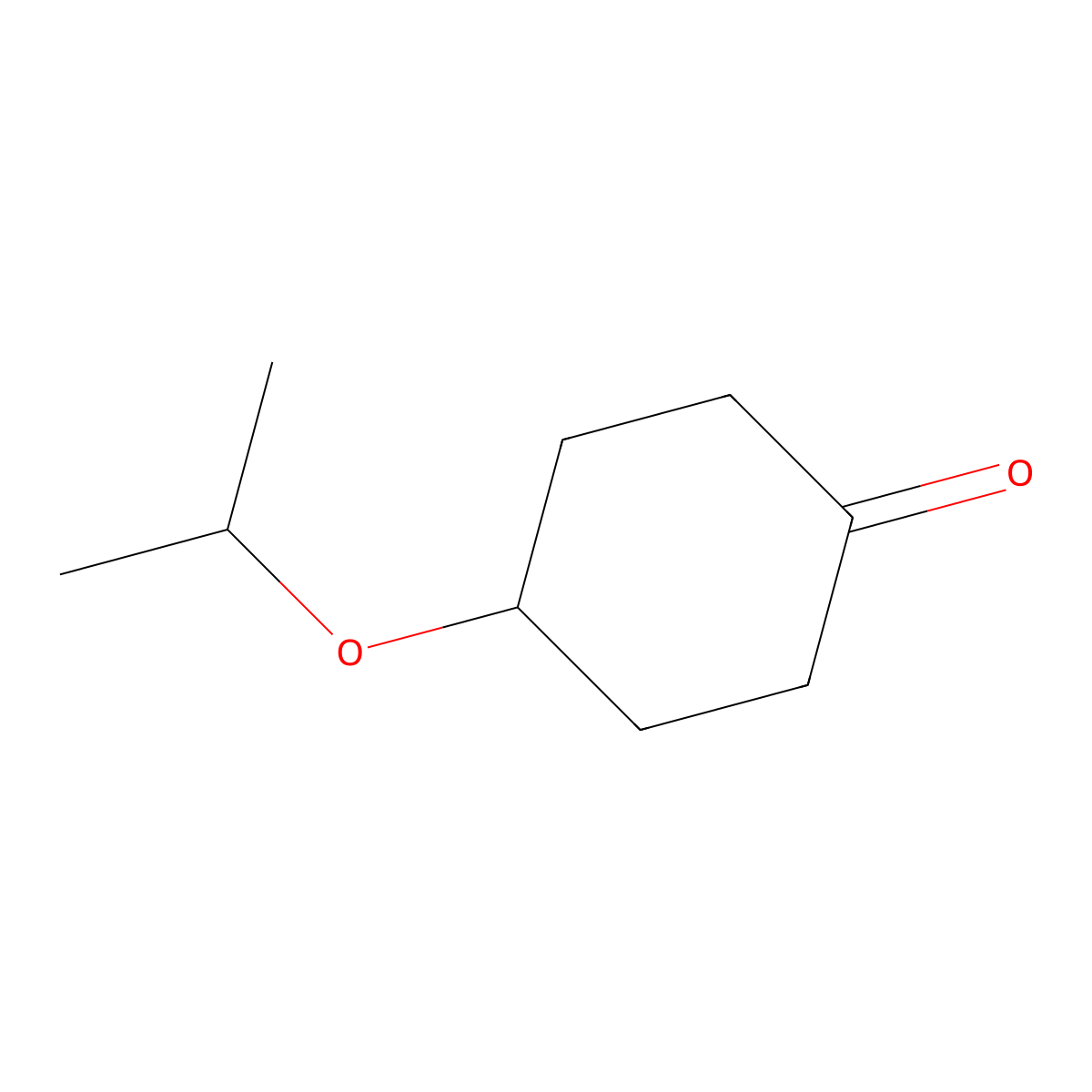 4-Isopropoxycyclohexanone molecular structure, CAS 69697-46-7