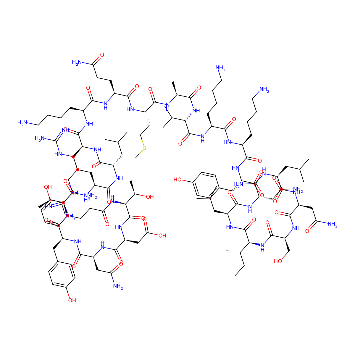 VIP (6-28) (human, rat, porcine, bovine) molecular structure, CAS 69698-54-0