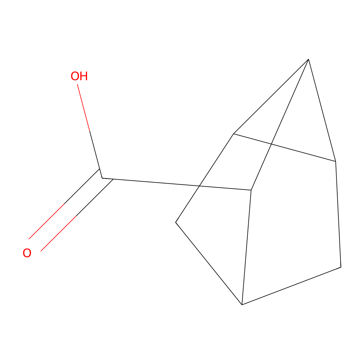 Tricyclo[2.2.1.02,6]heptane-3-carboxylic acid molecular structure, CAS 697-56-3