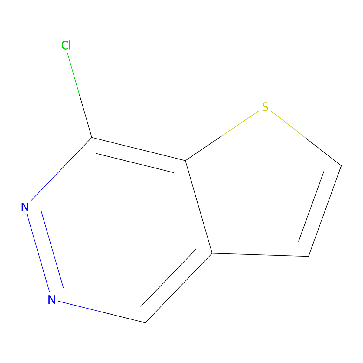 7-Chlorothieno[2,3-d]pyridazine molecular structure, CAS 697-71-2