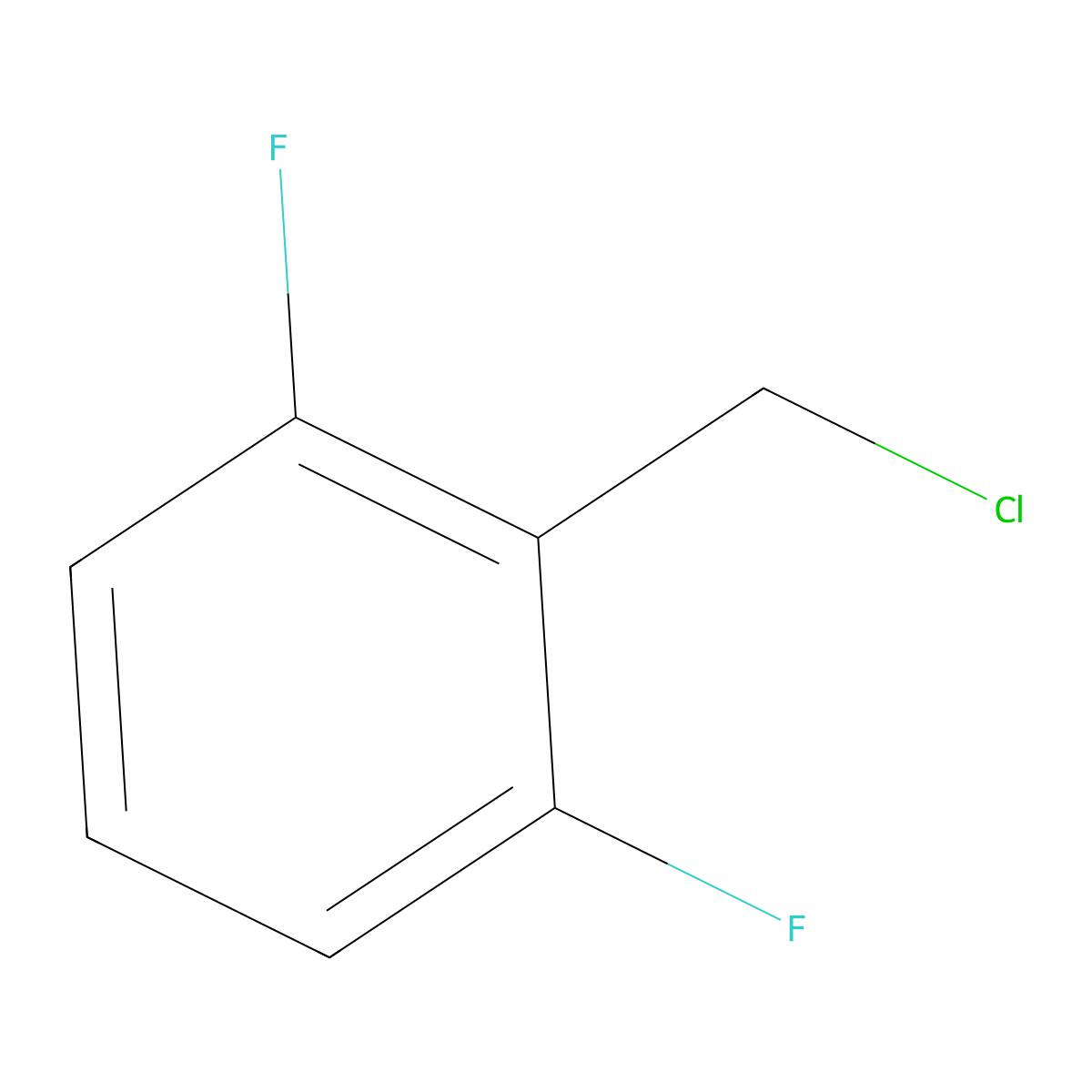 2,6-Difluorobenzyl chloride molecular structure, CAS 697-73-4