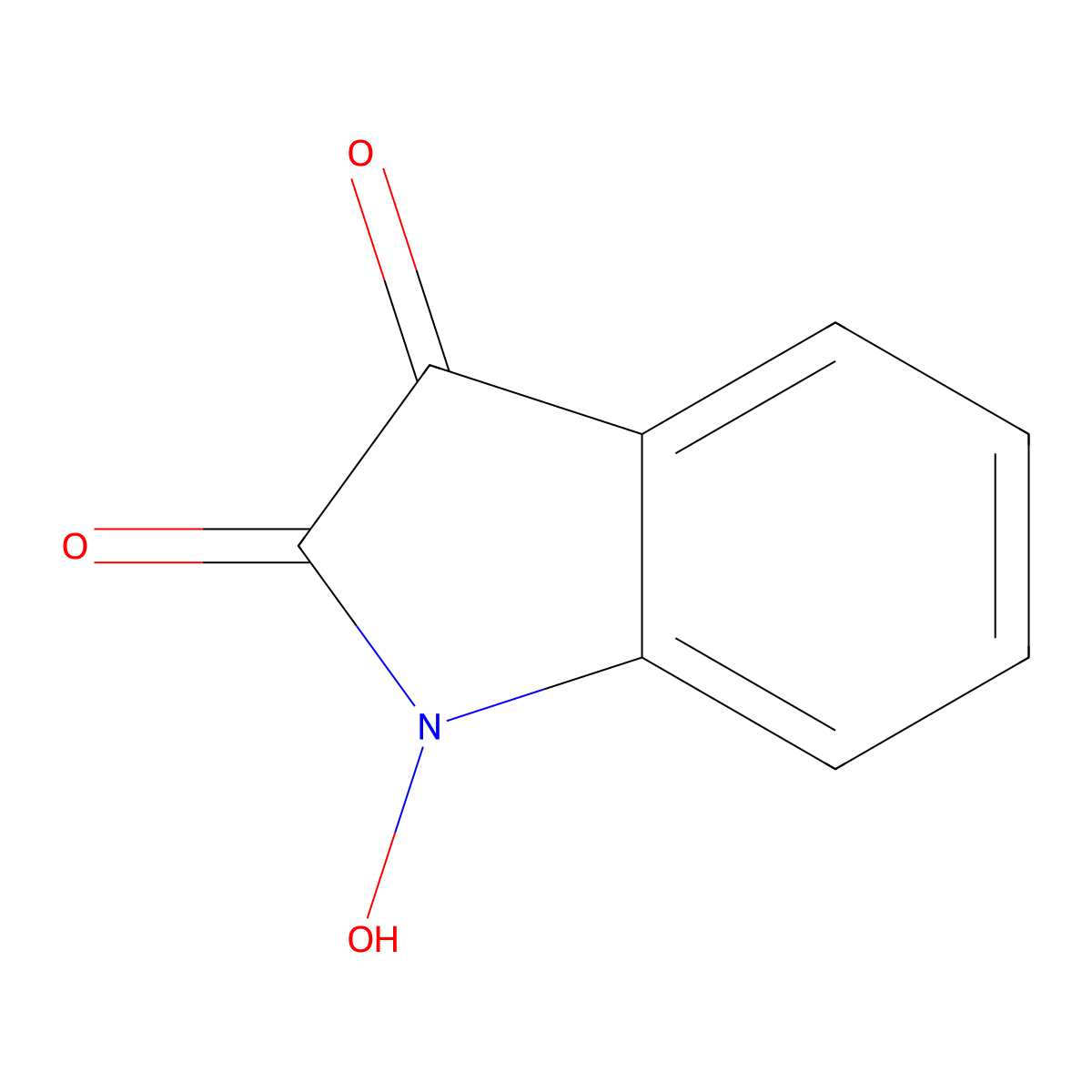 1-Hydroxy-1h-indole-2,3-dione molecular structure, CAS 6971-68-2