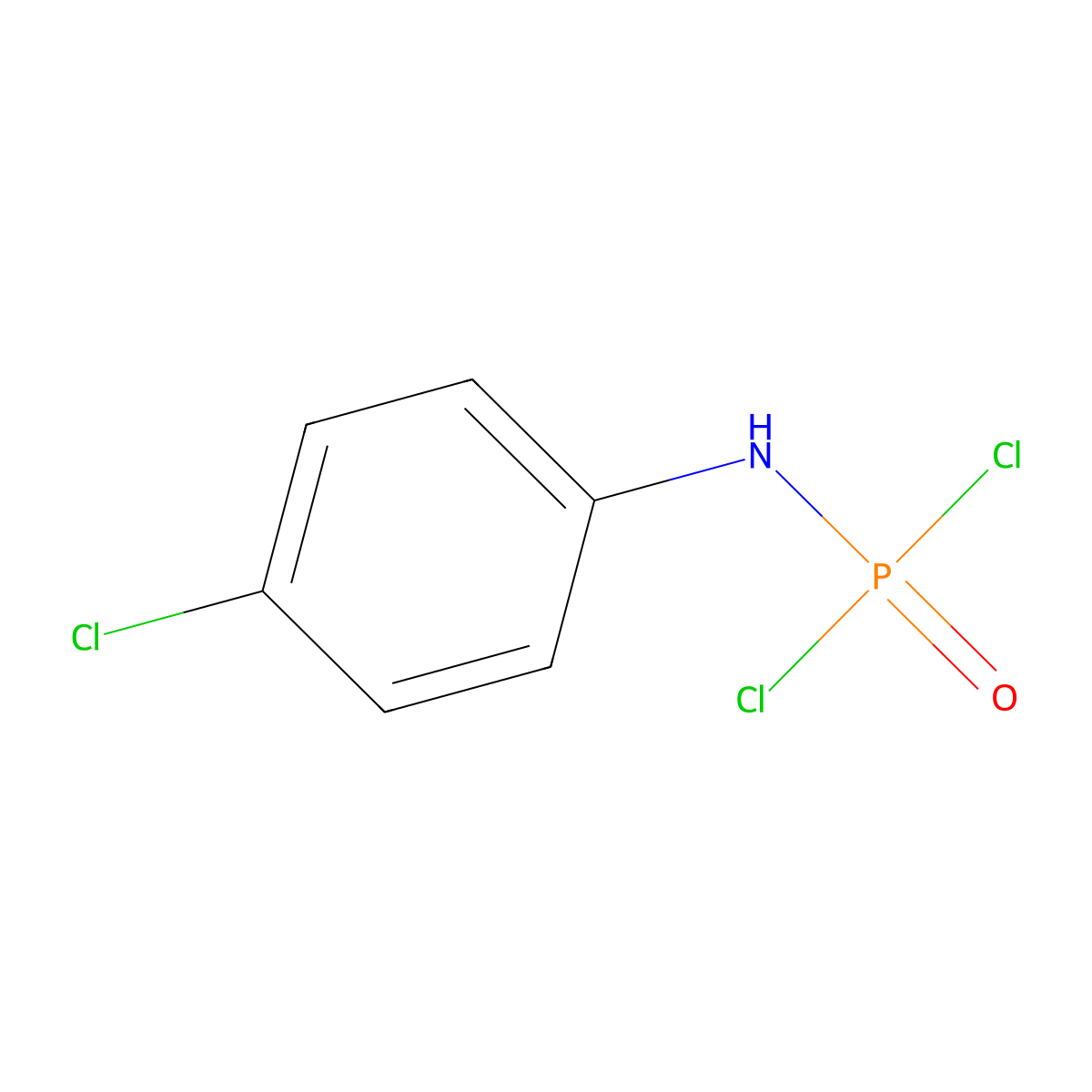4-Chloroanilidophosphoryl Dichloride molecular structure, CAS 6971-73-9
