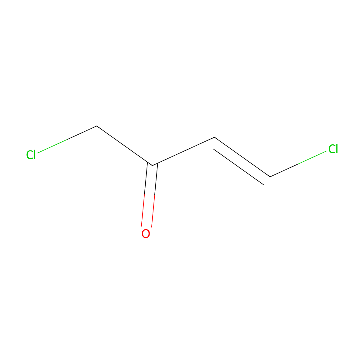(3E)-1,4-dichlorobut-3-en-2-one molecular structure, CAS 69711-44-0