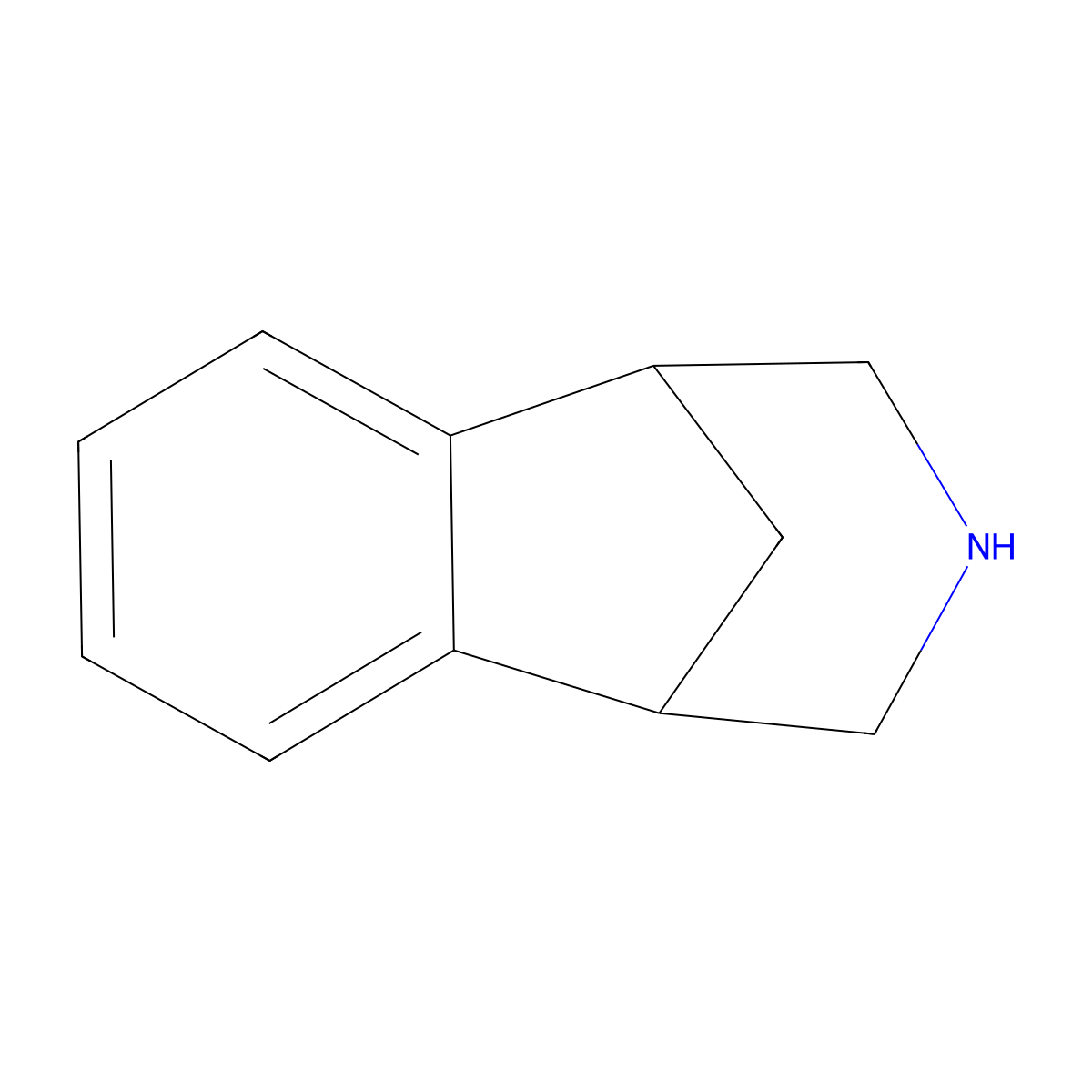 2,3,4,5-Tetrahydro-1,5-methano-1H-3-benzazepine molecular structure, CAS 69718-72-5