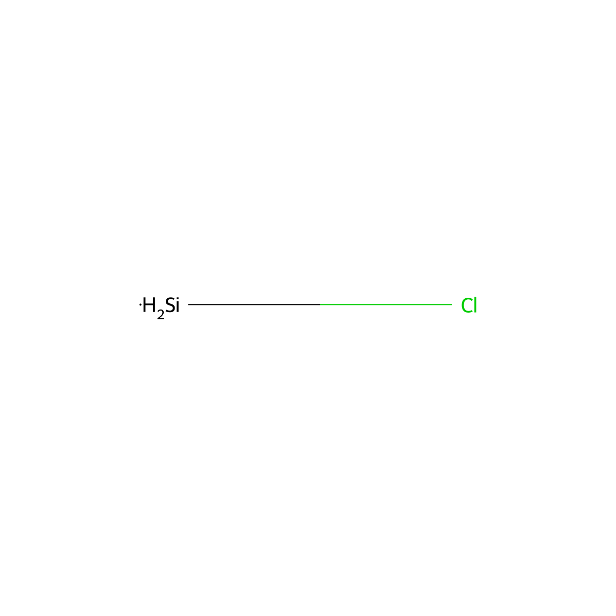 Chlorosilyl radical molecular structure, CAS 69723-93-9