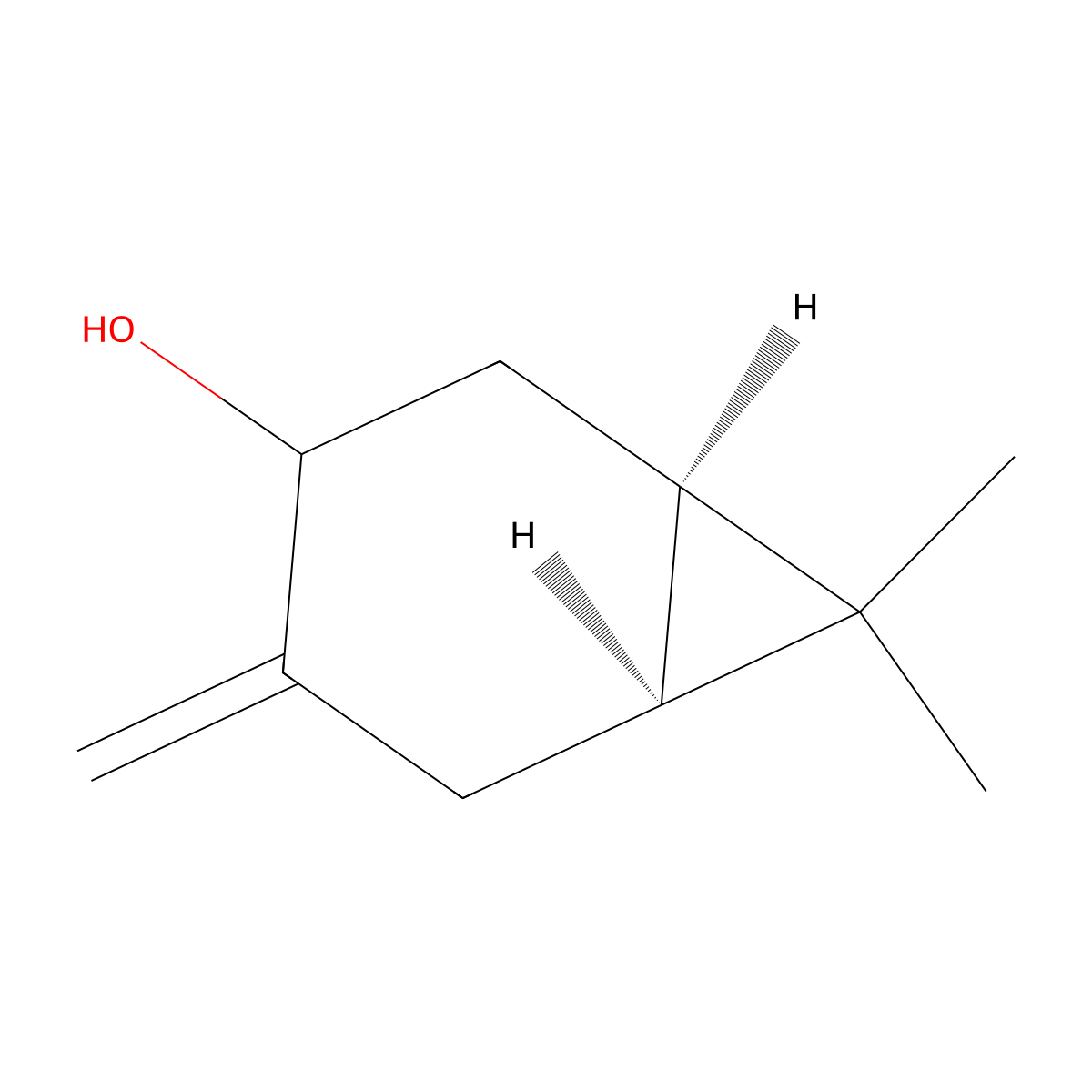 Bicyclo[4.1.0]heptan-3-ol, 7,7-dimethyl-4-methylene-, (1R,6S)-(9CI) molecular structure, CAS 697298-84-3