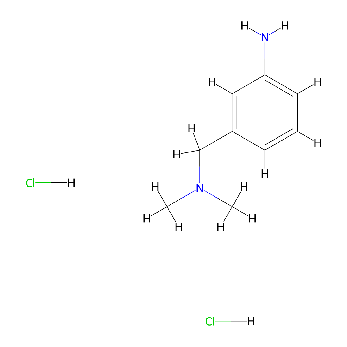 3-((Dimethylamino)methyl)aniline dihydrochloride molecular structure, CAS 697307-05-4