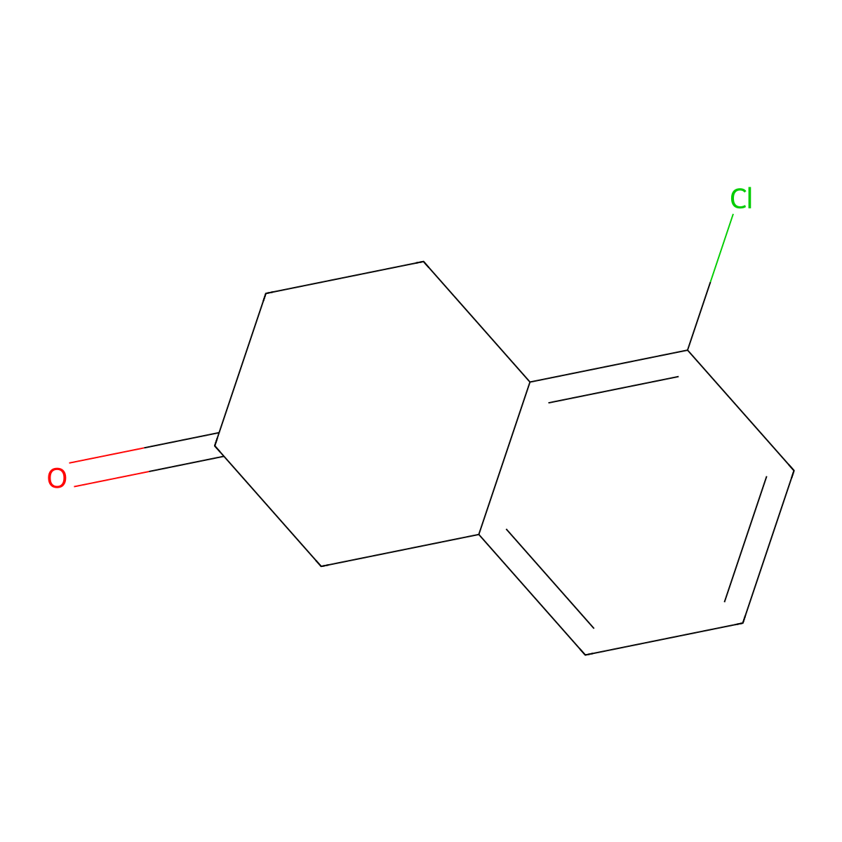 5-Chloro-2-Tetralone molecular structure, CAS 69739-64-6