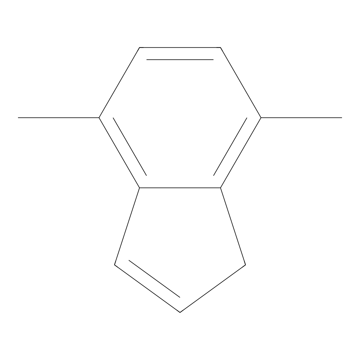 4,7-dimethyl-1H-indene molecular structure, CAS 6974-97-6