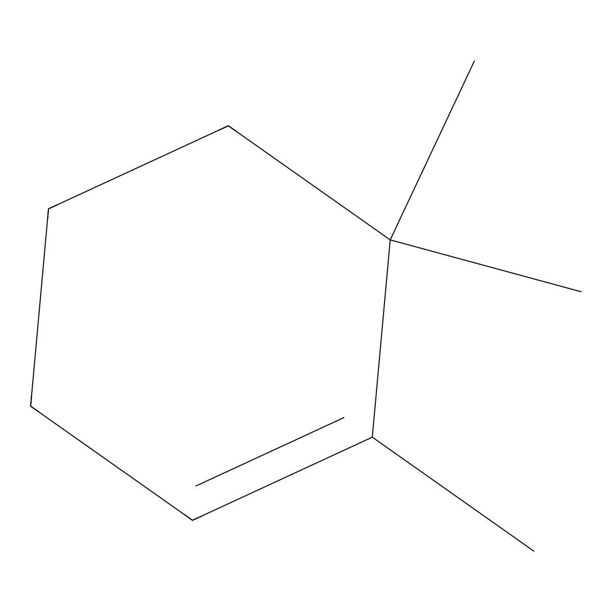 2,3,3-Trimethylcyclohexene molecular structure, CAS 69745-49-9