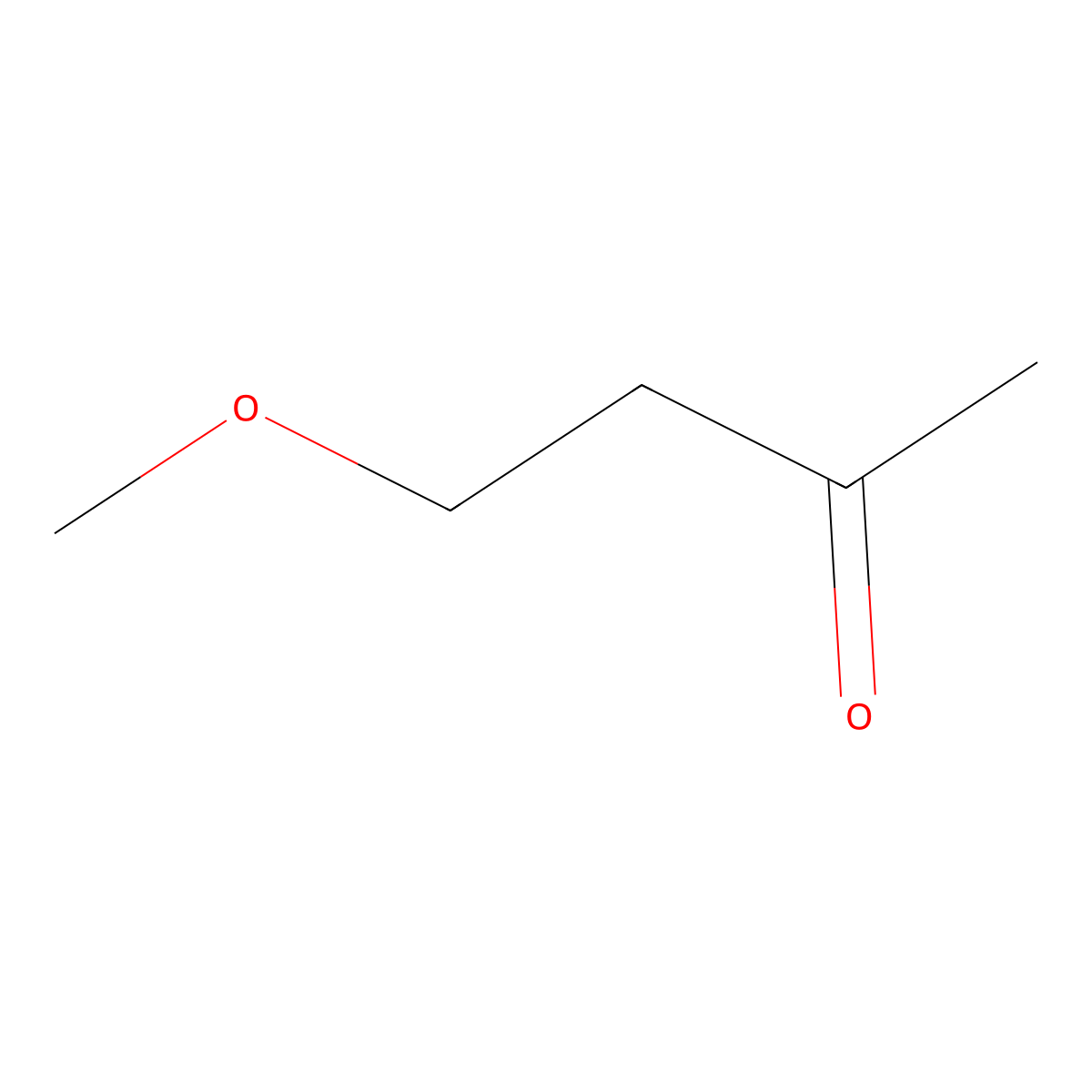 2-Butanone, 4-methoxy- molecular structure, CAS 6975-85-5