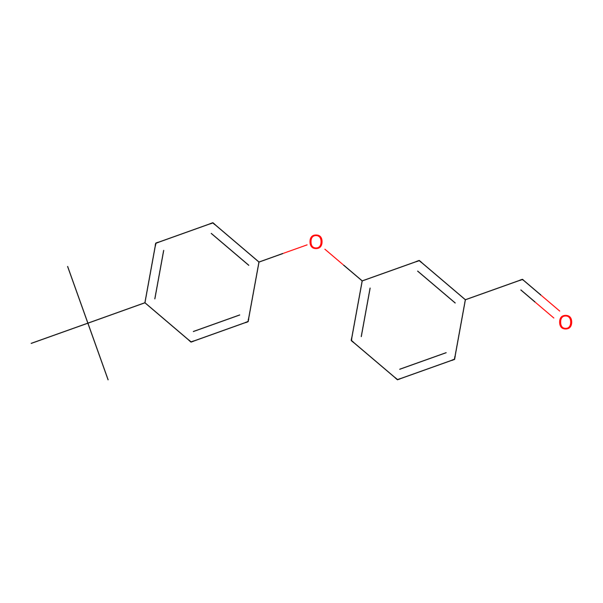 3-(4-tert-Butylphenoxy)benzaldehyde molecular structure, CAS 69770-23-6