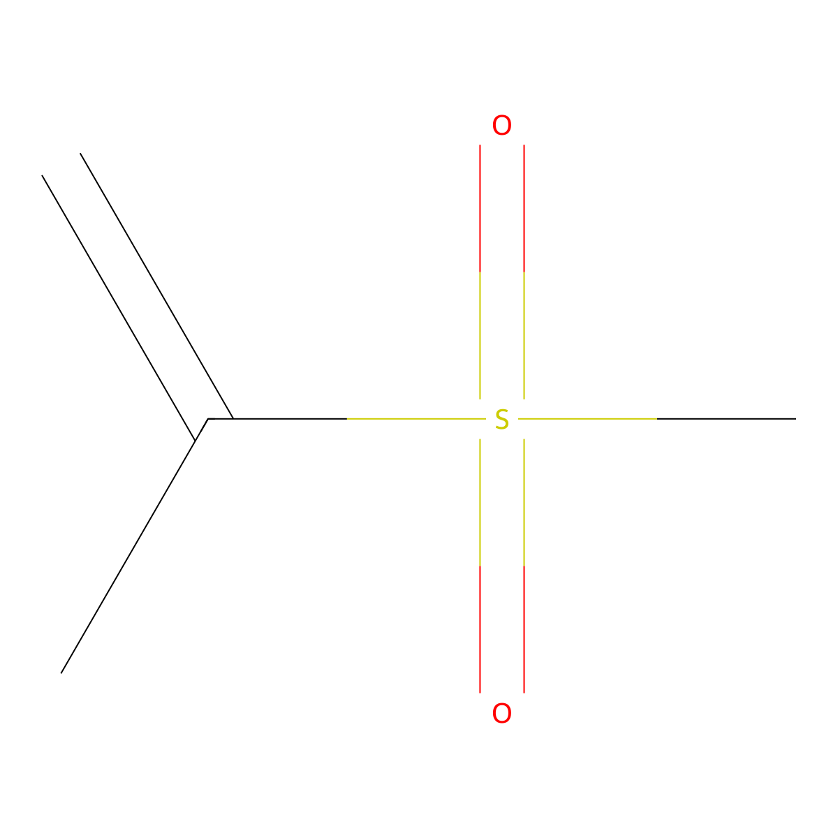 2-Methanesulfonylprop-1-ene molecular structure, CAS 69773-82-6