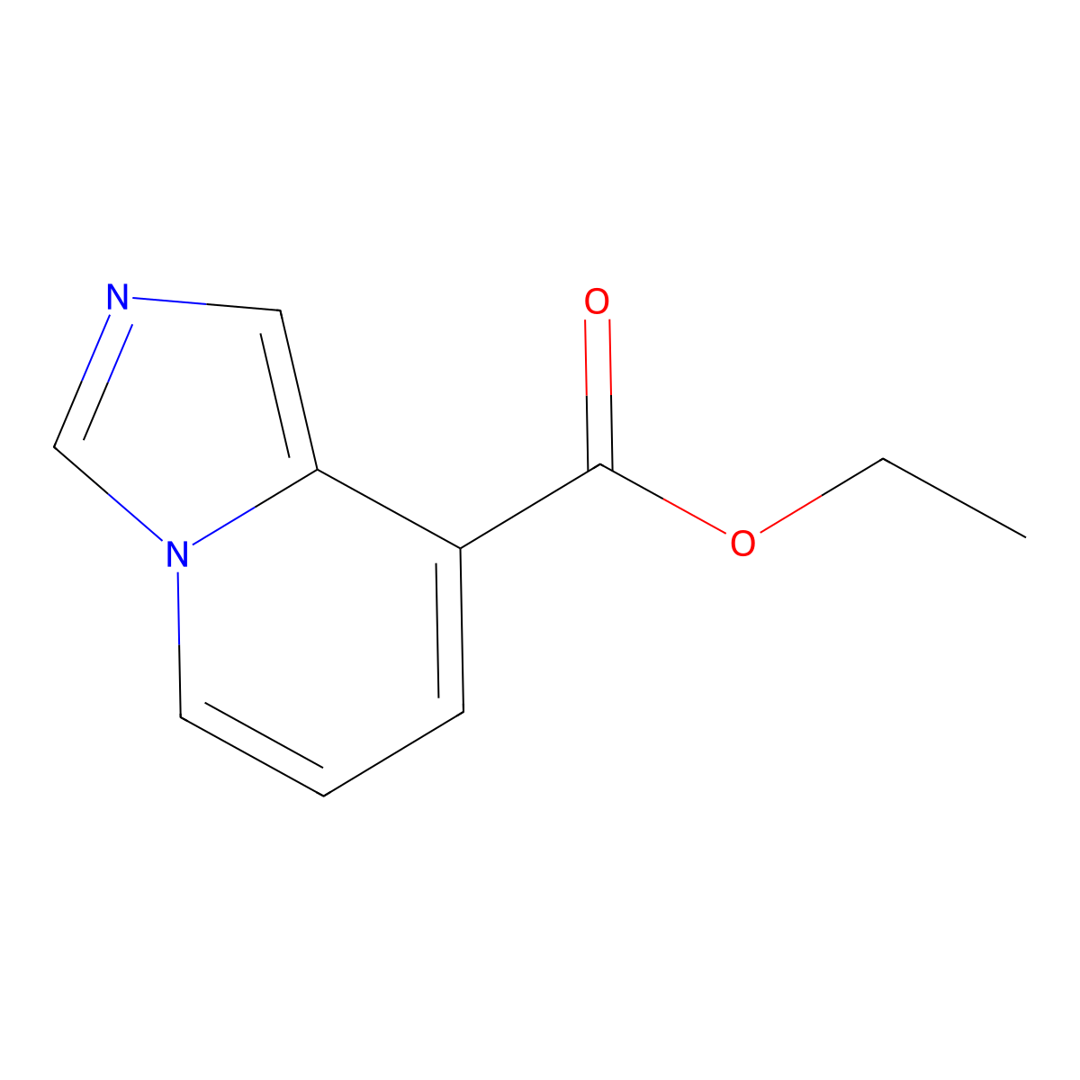 Ethyl imidazo[1,5-a]pyridine-8-carboxylate molecular structure, CAS 697739-12-1