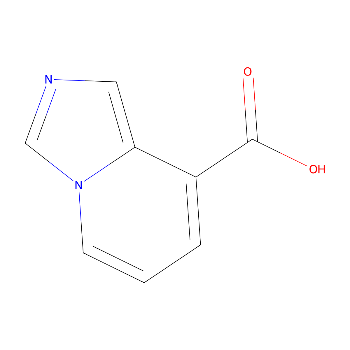 Imidazo[1,5-a]pyridine-8-carboxylic acid molecular structure, CAS 697739-13-2