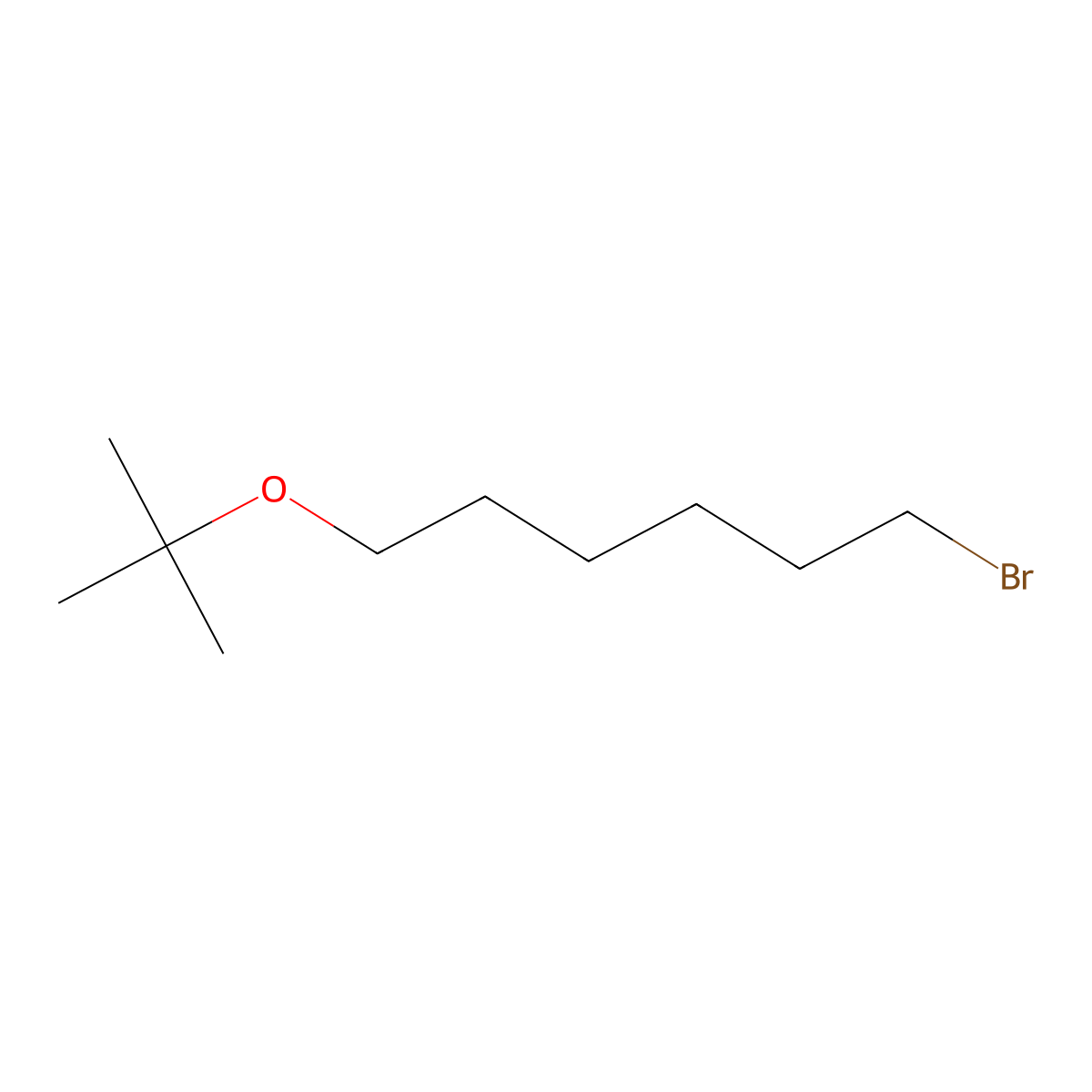 1-Bromo-6-(tert-butoxy)hexane molecular structure, CAS 69775-80-0