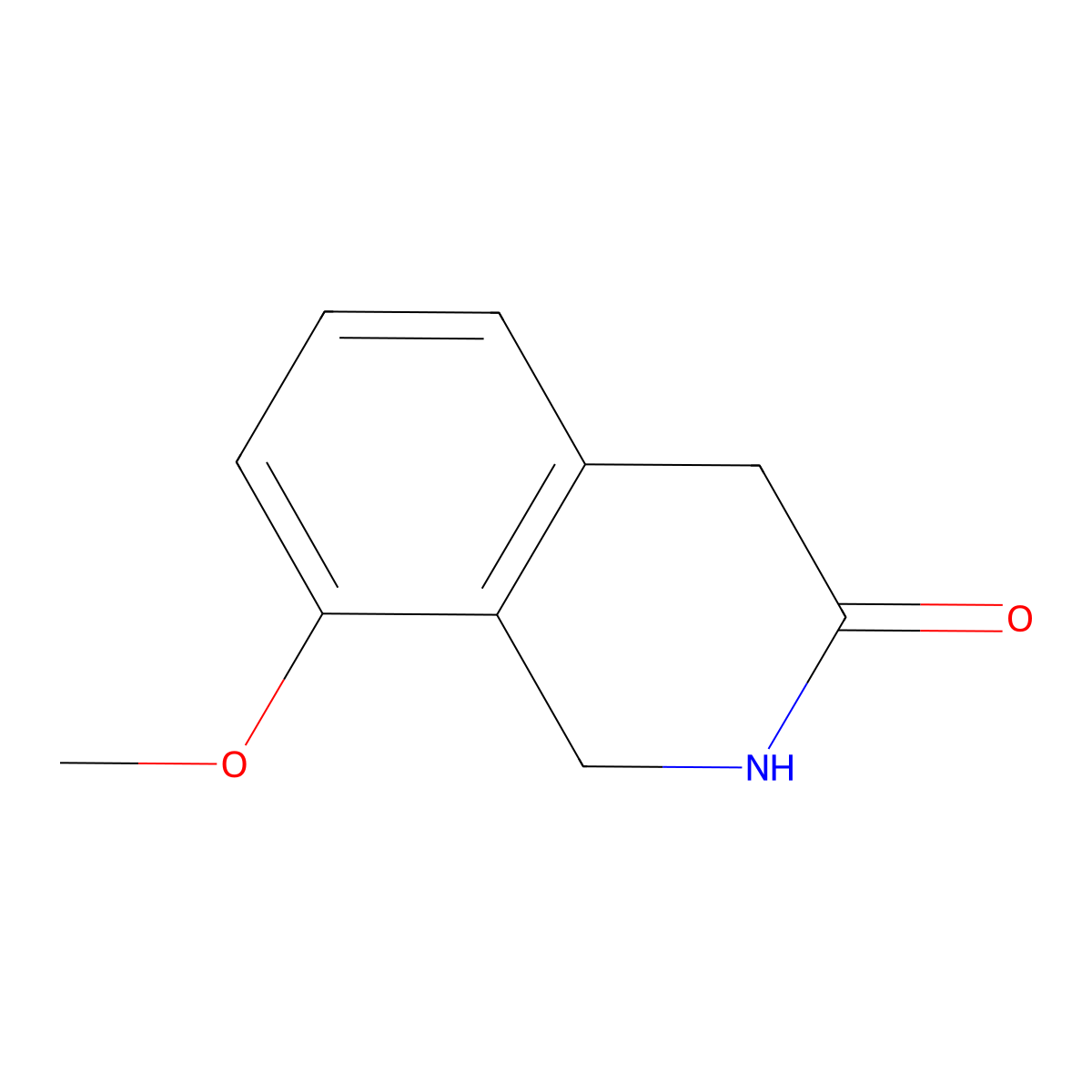 8-methoxy-1,2-dihydroisoquinolin-3(4H)-one molecular structure, CAS 697801-47-1
