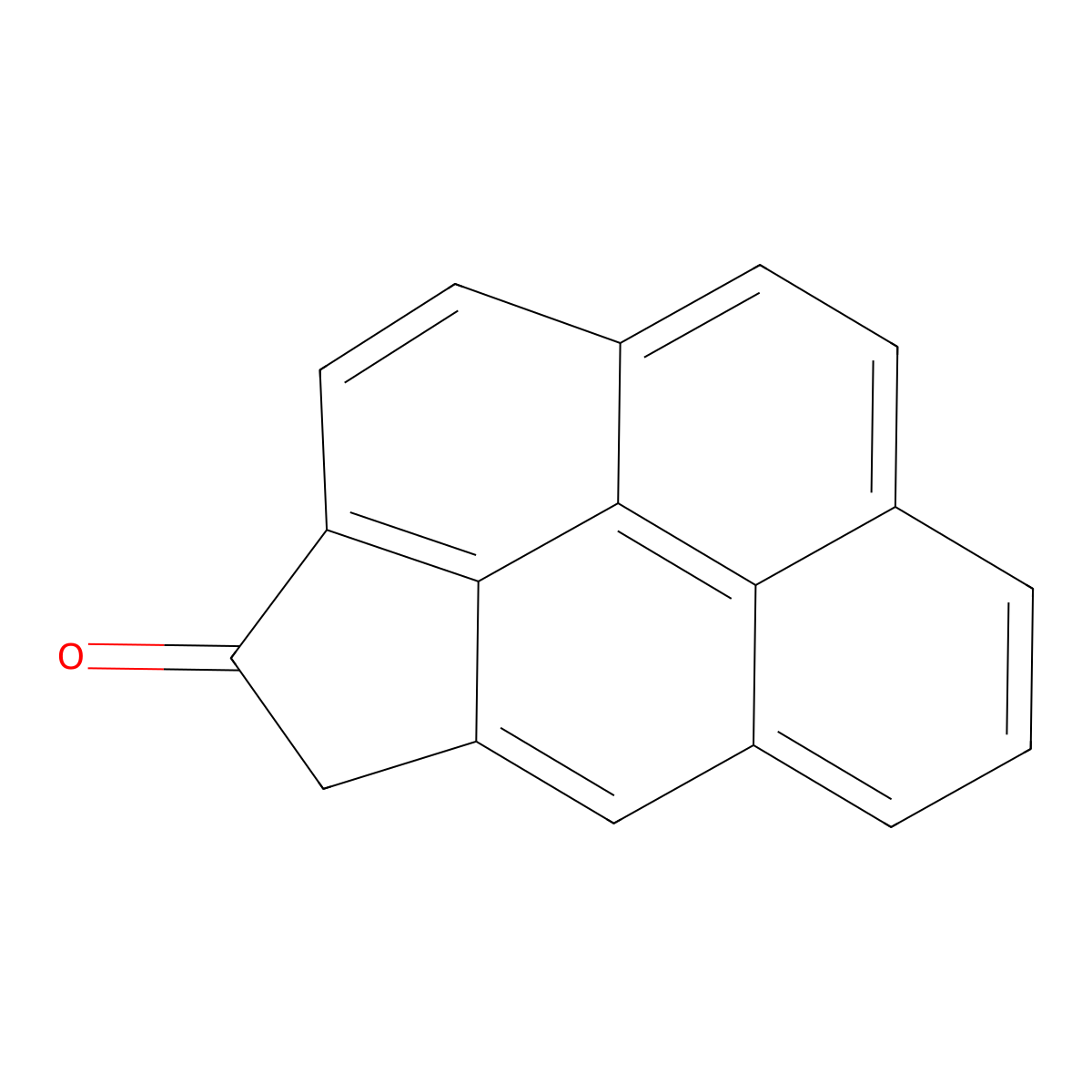 Cyclopenta[cd]pyren-3(4H)-one molecular structure, CAS 69795-70-6