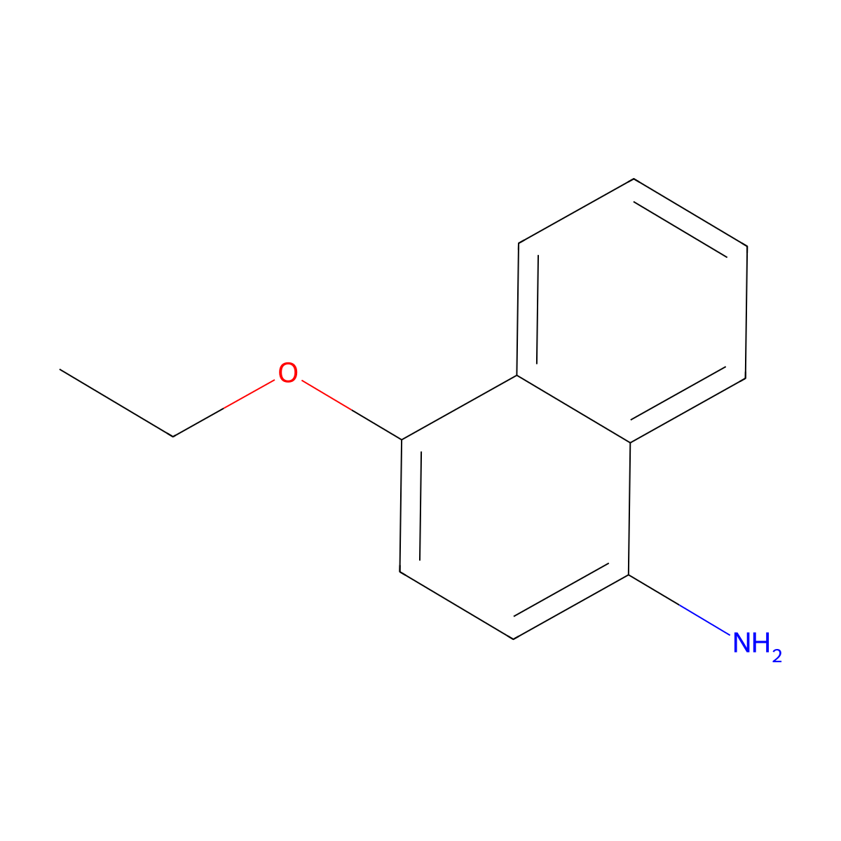 4-Ethoxynaphthalen-1-amine molecular structure, CAS 69798-31-8