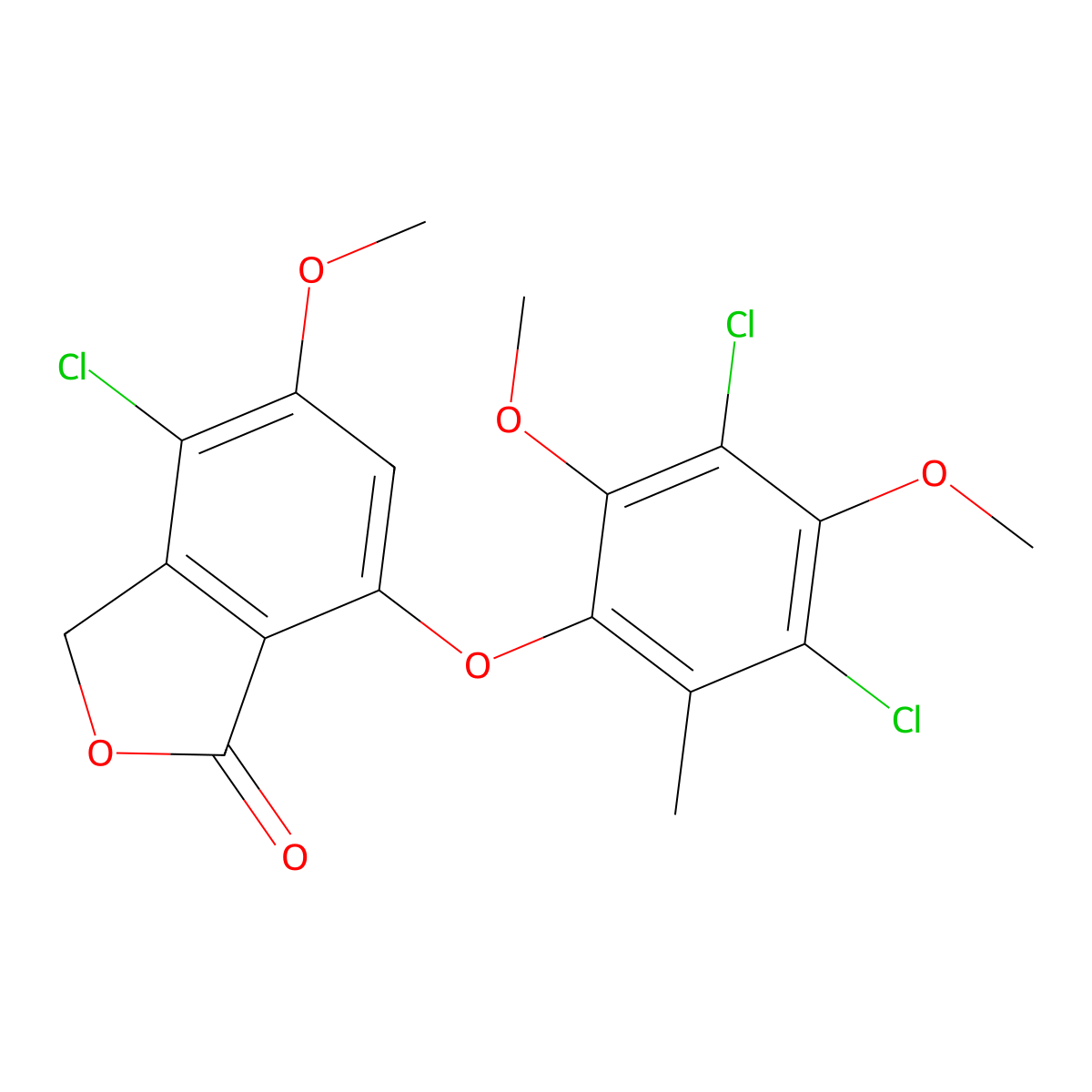 Buellolide molecular structure, CAS 69799-33-3
