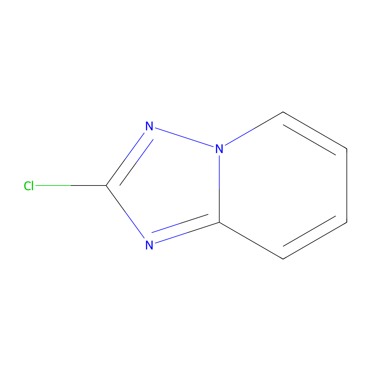 2-Chloro-[1,2,4]triazolo[1,5-a]pyridine molecular structure, CAS 698-43-1