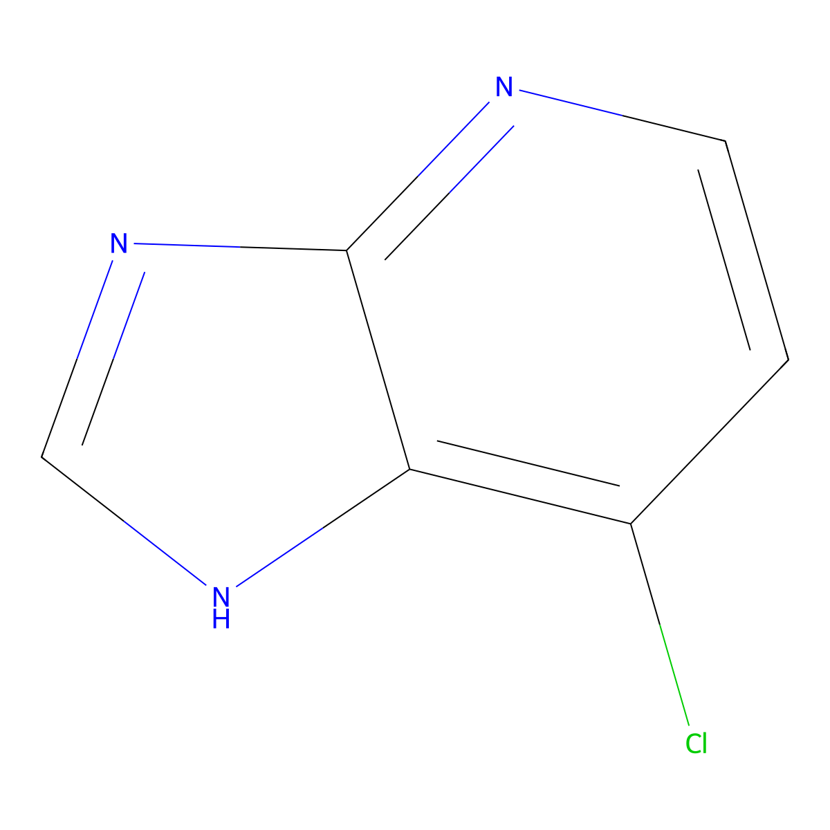 7-Chloro-1H-imidazo(4,5-b)pyridine molecular structure, CAS 6980-11-6