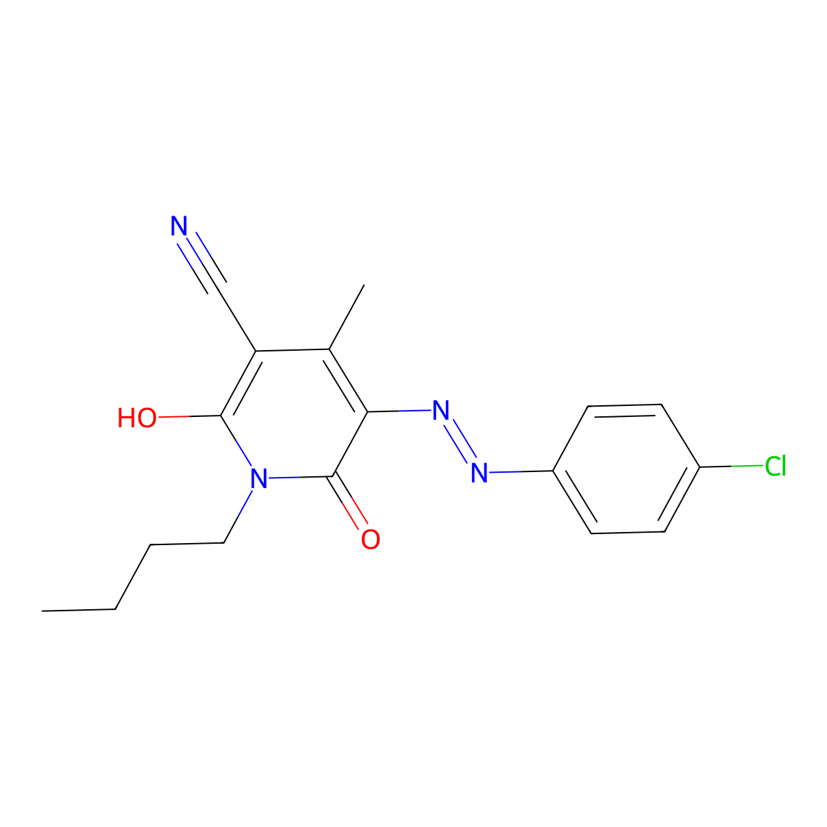 C.I. Disperse Yellow 218 molecular structure, CAS 69808-32-8