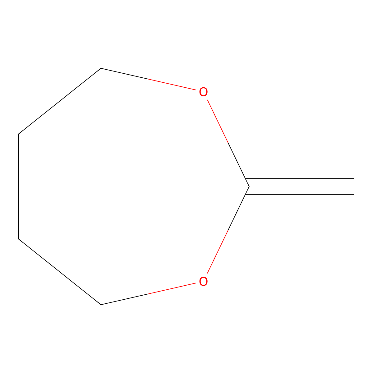 2-Methylene-1,3-dioxepane molecular structure, CAS 69814-56-8