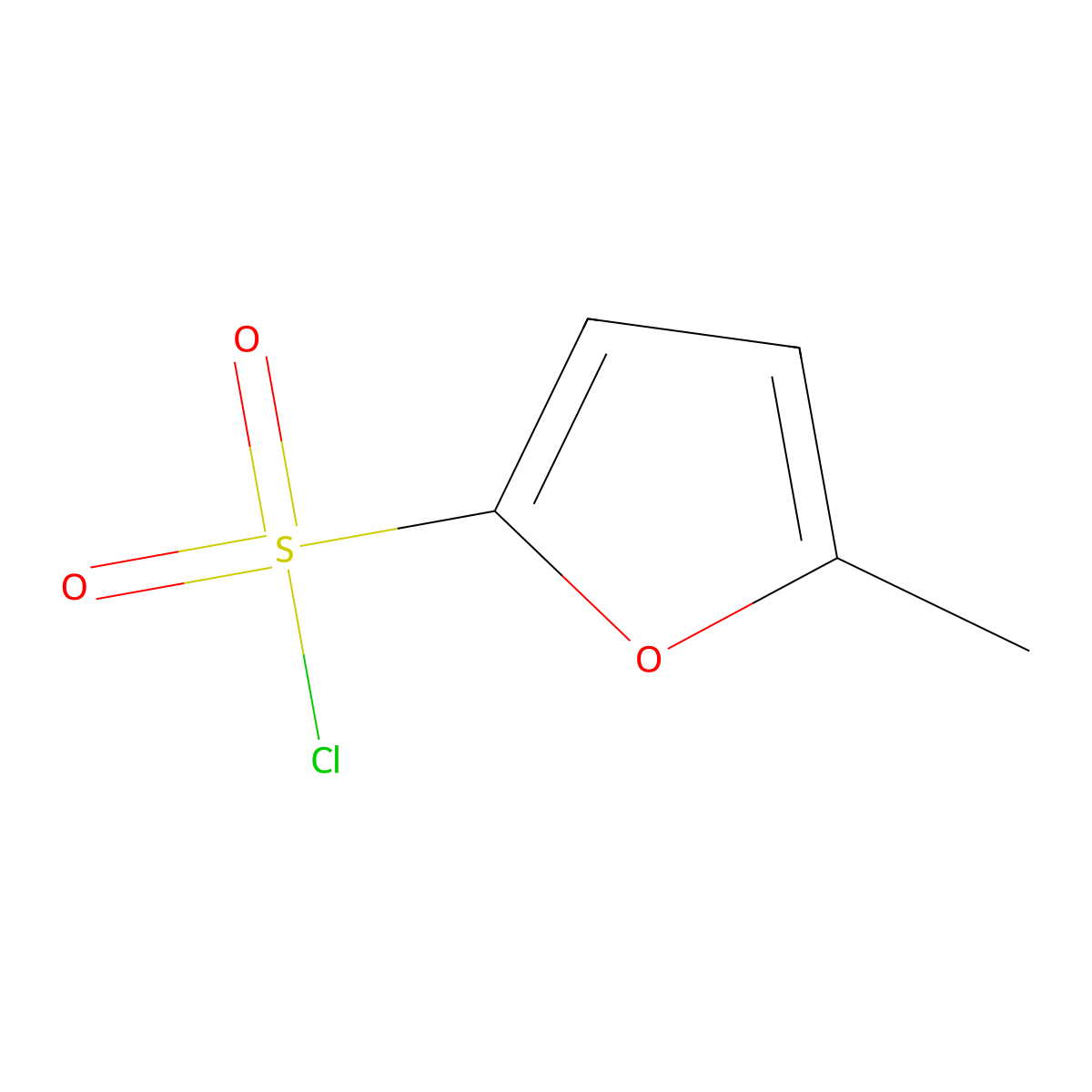 5-Methylfuran-2-sulfonyl chloride molecular structure, CAS 69815-95-8