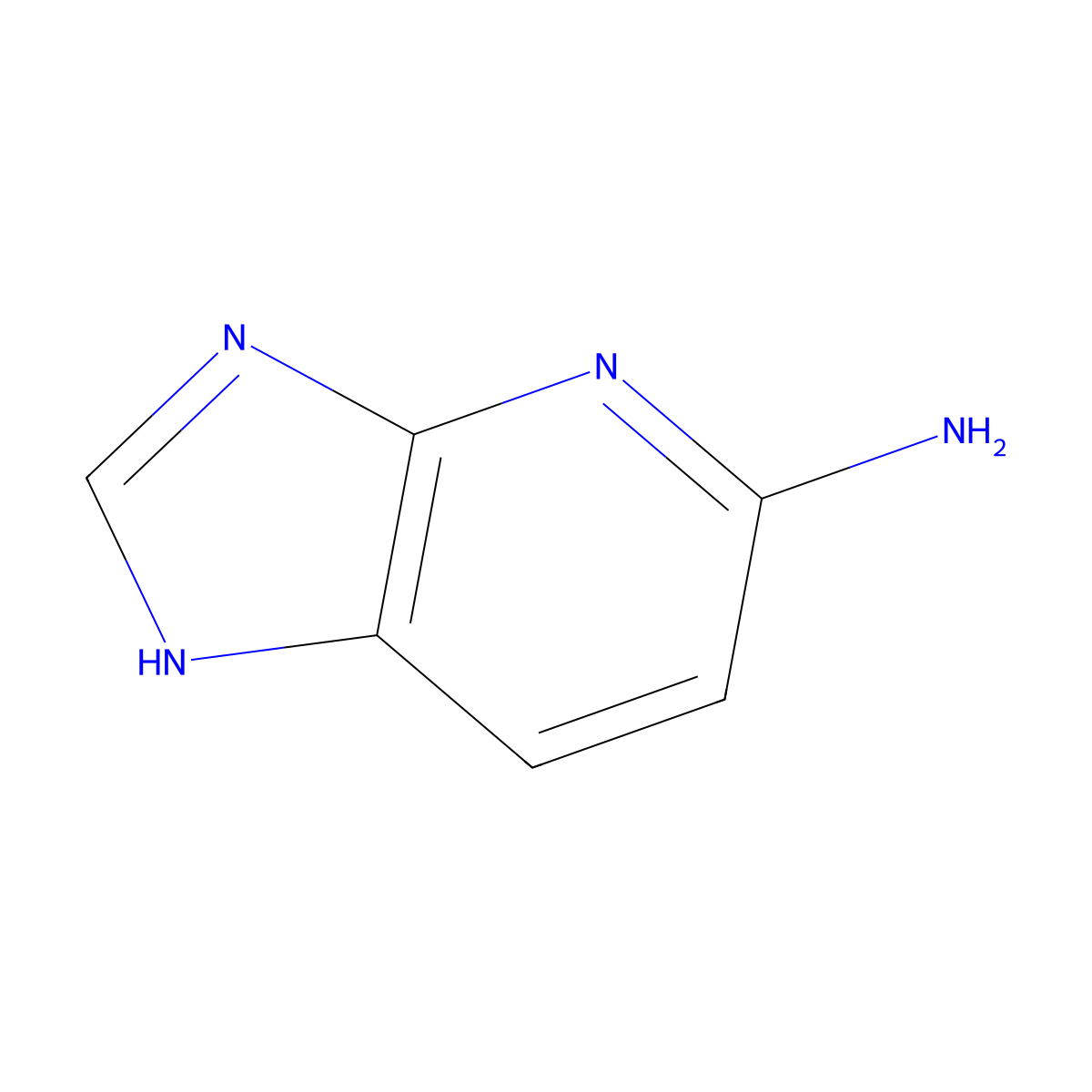 3H-Imidazo[4,5-b]pyridin-5-amine molecular structure, CAS 69825-84-9