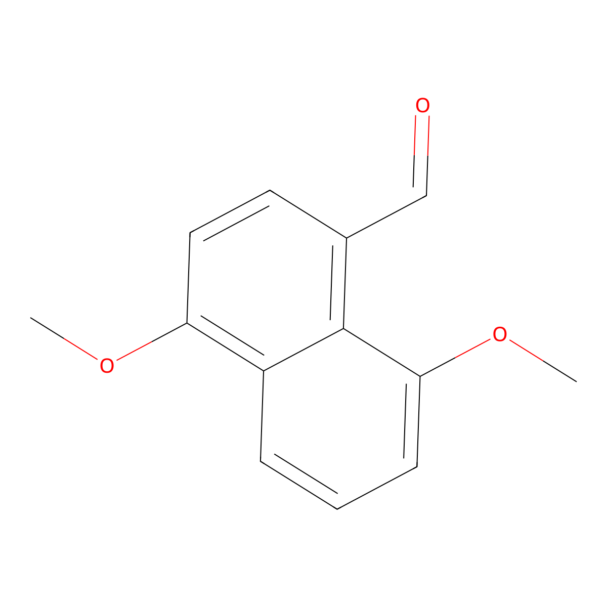 4,8-Dimethoxy-1-naphthaldehyde molecular structure, CAS 69833-11-0