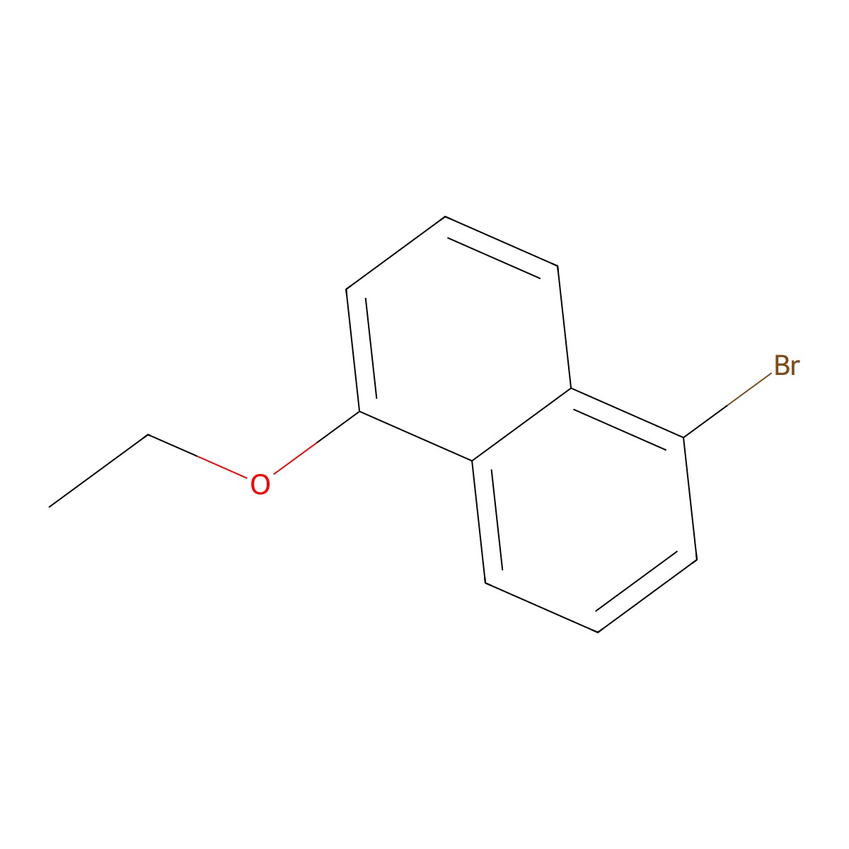 1-Bromo-5-ethoxynaphthalene molecular structure, CAS 69859-52-5