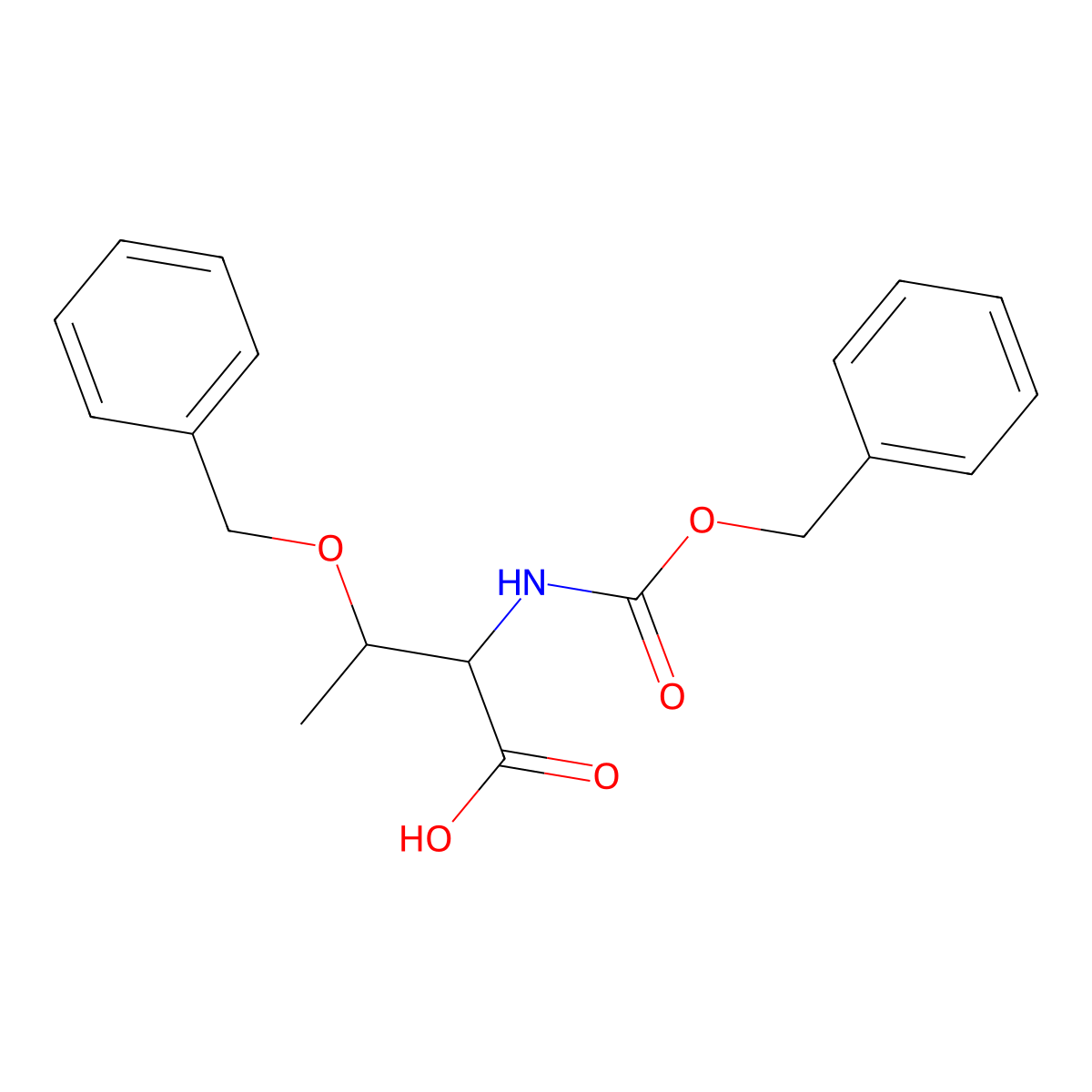 Z-Thr(Bzl)-OH molecular structure, CAS 69863-36-1