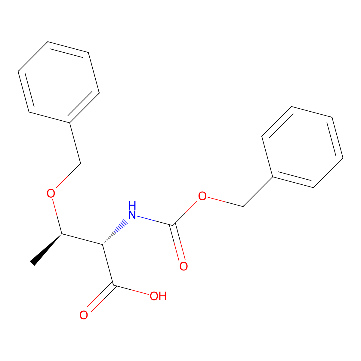 Z-Thr(Bzl)-OH molecular structure, CAS 69863-36-1