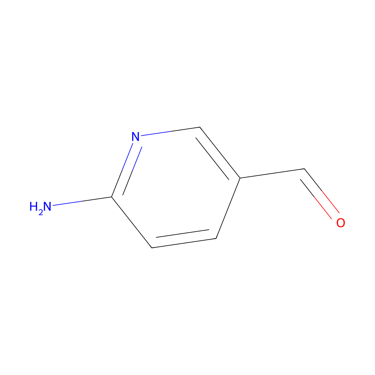 6-Aminonicotinaldehyde molecular structure, CAS 69879-22-7