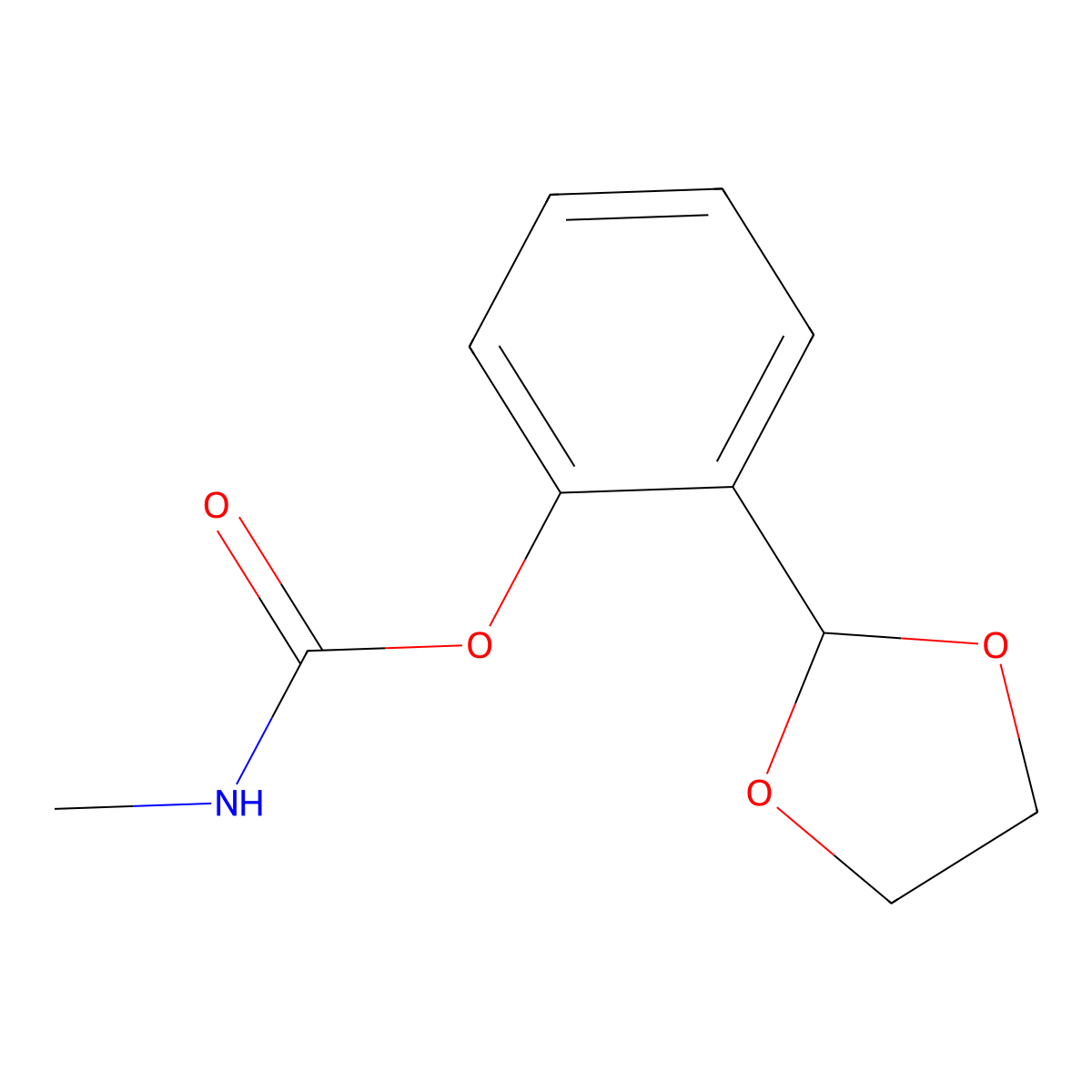 Dioxacarb molecular structure, CAS 6988-21-2