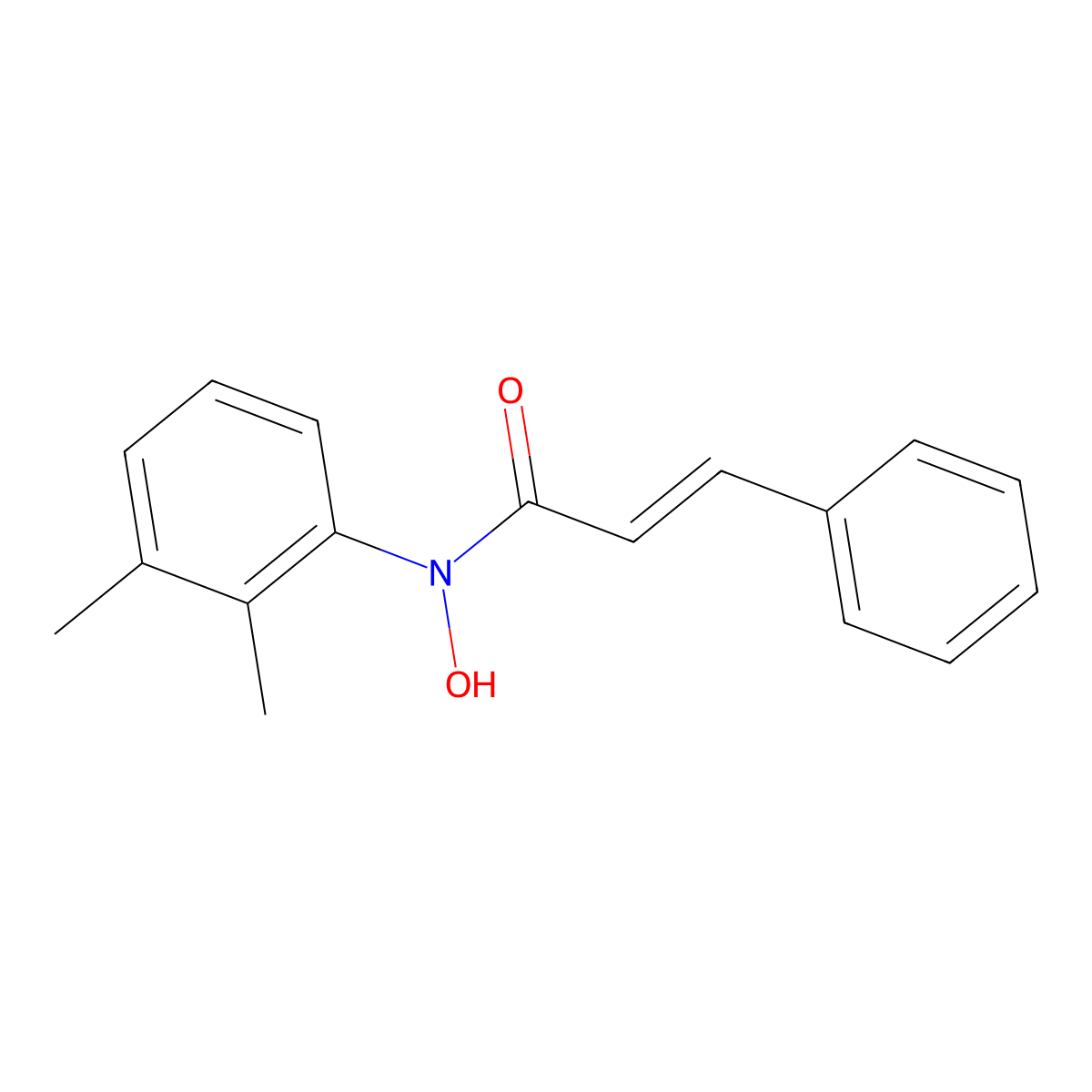 N-(2,3-Dimethylphenyl)-N-hydroxy-3-phenylprop-2-enamide molecular structure, CAS 69891-38-9